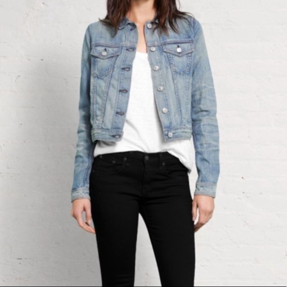 Rag & Bone Light Wash Denim Jacket